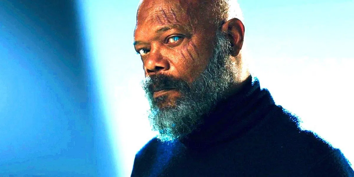 Tạo hình mới của Nick Fury trong series Secret Invasion (Ảnh: Internet)