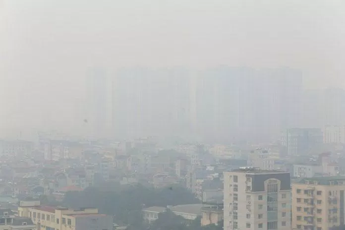 Ô nhiễm không khí tại Hà Nội (Ảnh: Internet)