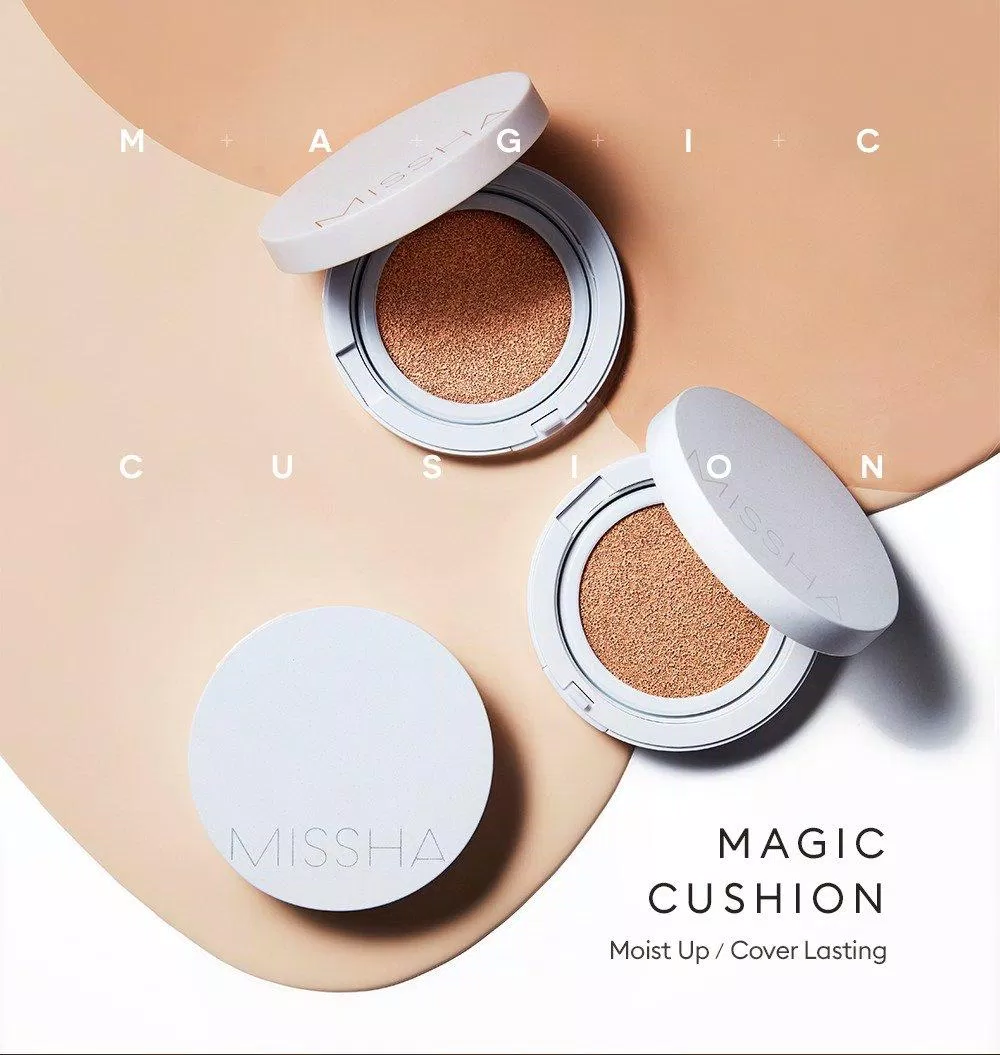 Phấn nước Missha Magic Cushion Cover Lasting SPF50+ PA+++ (Nguồn: Internet)