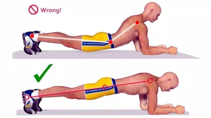 Tư thế tập plank (Nguồn: Internet)