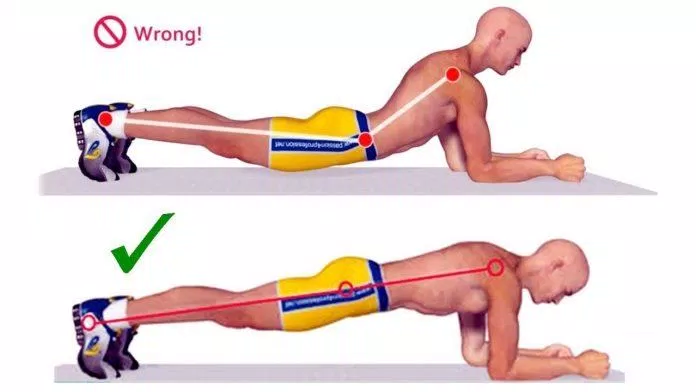 Tư thế tập plank (Nguồn: Internet) Tư thế tập plank (Nguồn: Internet)