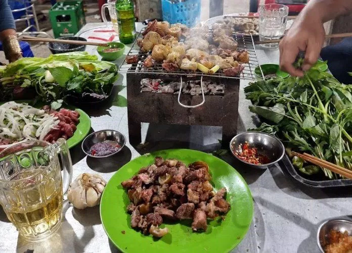 Bò nướng của quán. (Ảnh: Internet)