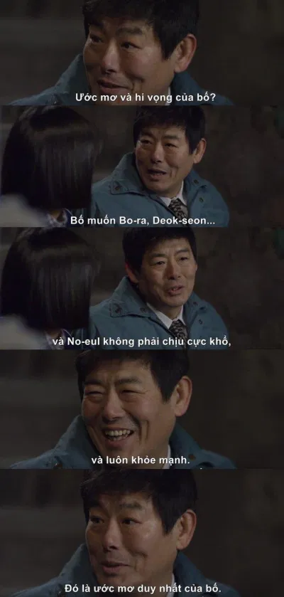 Ước mơ của bố Deok Sun. Ảnh: Internet