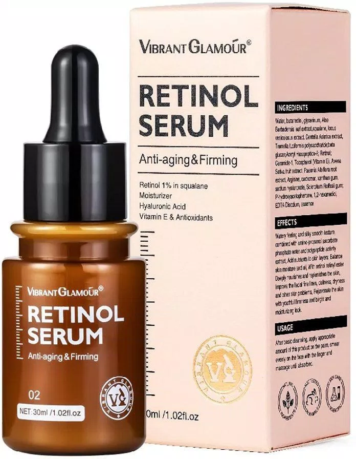 Serum Vibrant Glamour Retinol và Collagen làm săn chắc da mờ thâm chống lão hóa của nhà Vibrant Glamour