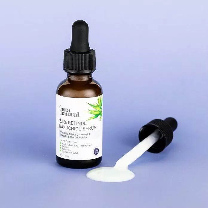 Serum InstaNatural với nồng độ Retinol Bakuchiol lên đến 2.5%