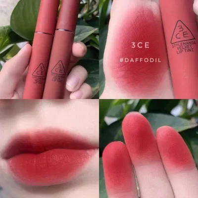 Son 3CE Velvet Lip Tint màu Daffodil