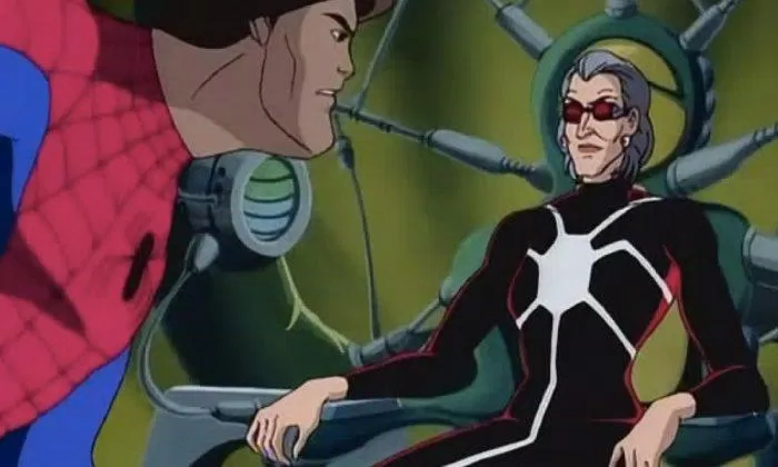 Spider-Man và Madame Web trong phim hoạt hình (Ảnh: Internet)