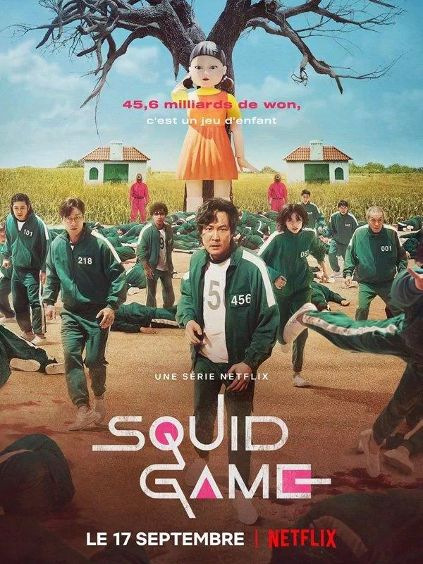 Bộ phim sinh tồn "Squid Game" do Netflix sản xuất gây sốt toàn cầu và nhanh chóng gặt hái thành công vang dội nhờ dàn diễn viên (nguồn: internet)