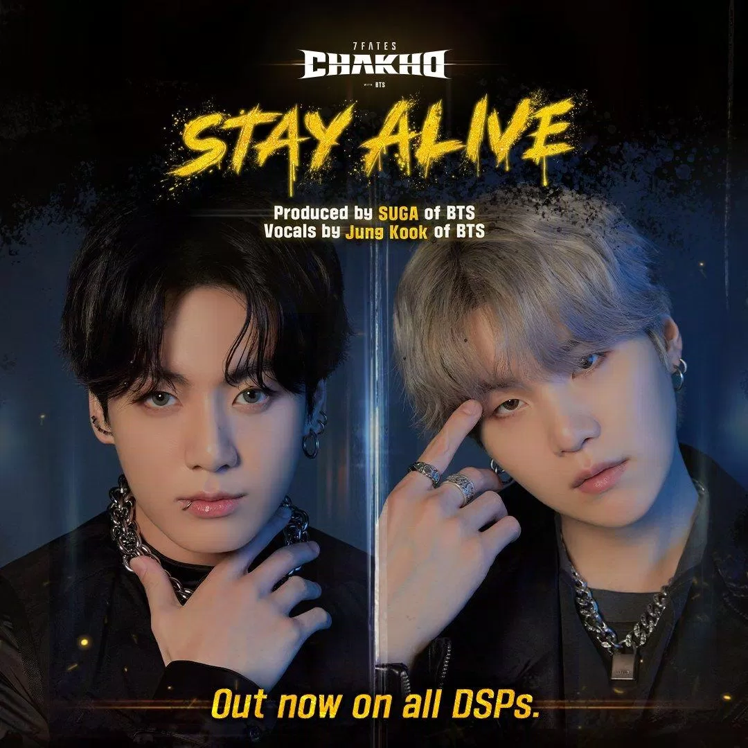 OST "Stay Alive" Jungkook (Prod. SUGA) (Ảnh: Internet) OST "Stay Alive" Jungkook (Prod. SUGA) (Ảnh: Internet)