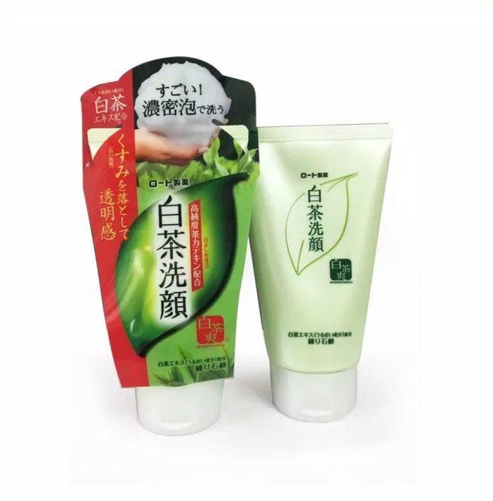 Sữa rửa mặt trà xanh Rohto Shirochasou Green Tea Foam Cleanser