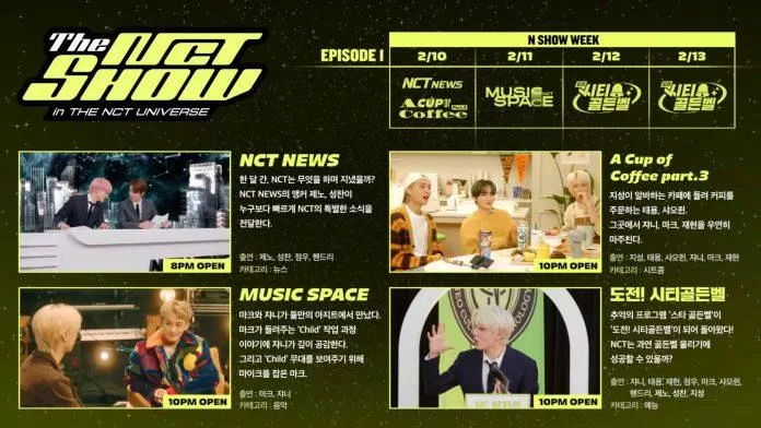 Chương trình mới với nhiều nội dung đang được công chiếu của NCT (Nguồn: Internet). Chương trình mới với nhiều nội dung đang được công chiếu của NCT (Nguồn: Internet).