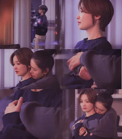 Cái ôm chữa lành của Mi Do dành cho Chan Young. (Ảnh: Internet)