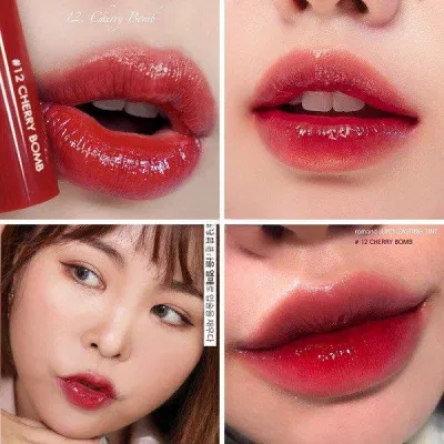 Romand Juicy Lasting Tint - 12 Cherry Bomb (Nguồn: Internet)