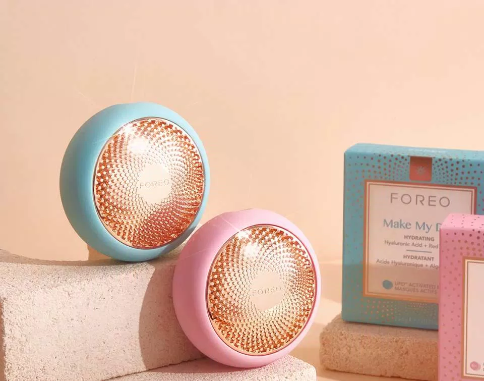 Máy đẩy tinh chất, đắp mặt nạ Foreo UFO Smart Mask Treatment (Nguồn: Internet)