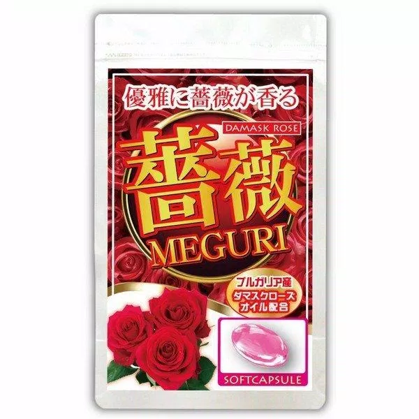 Viên uống thơm cơ thể Meguri Rose Deep nội địa Nhật Bản (Nguồn: Internet)
