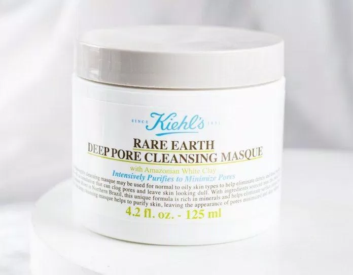 mặt nạ Kiehl’s Rare Earth Deep Pore Cleansing Masque có kết cấu đất sét hút sạch dầu nhờn (nguồn: internet)