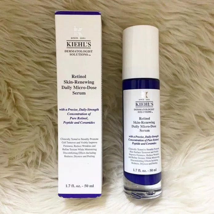 Kiehl’s Retinol Micro Dose là phiên bản chứa nhiều dưỡng chất tái tạo da của hãng vừa được ra mắt (nguồn: internet)