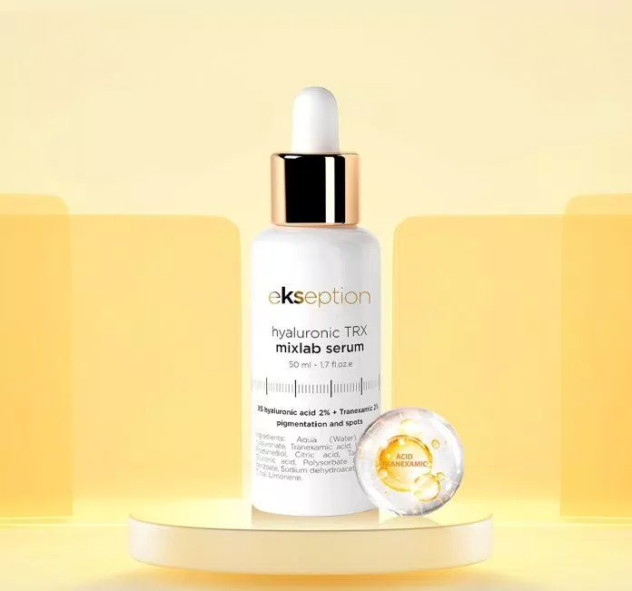 TOP 12 serum dưỡng trắng da tốt nhất, hiệu quả nhất mà nàng không thể bỏ qua - Kiến thức mới 2024 2 Serum Ekseption Hyaluronic TRX có công dụng làm trắng da và giảm nám hiệu quả (Ảnh: Internet).