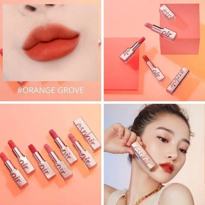 Son thỏi Espoir Lipstick Nowear Velvet - OR408 Orange Grove