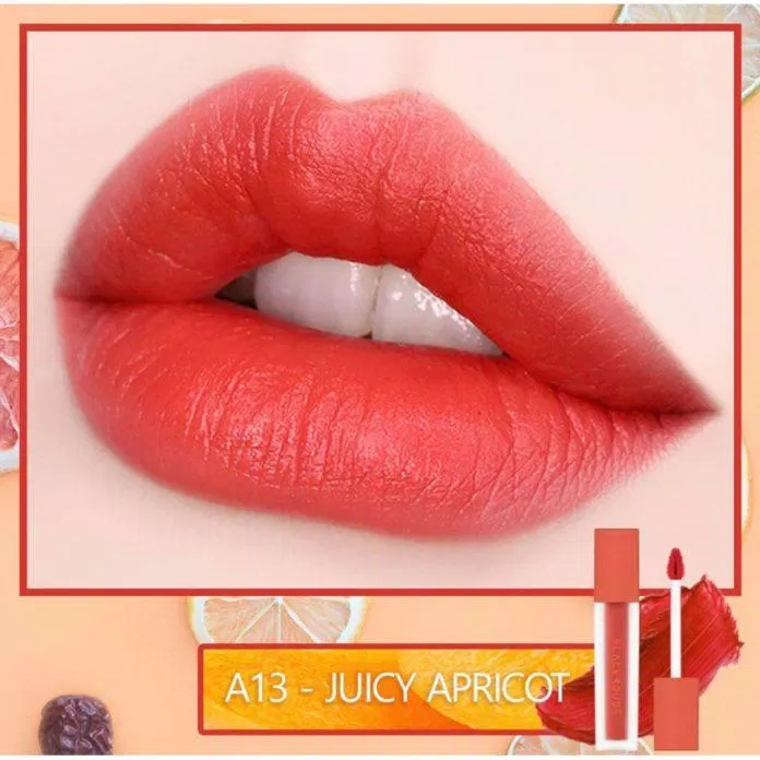 Son kem Black Rouge Air Fit Velvet Tint Ver 3 Dry Fruit - A13 Juicy Apricot