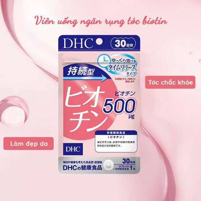 DHC Biotin Sustained Release là viên uống của Nhật Bản được các cô nàng ưa chuộng (Nguồn: internet)