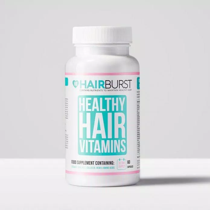 HairBurst Healthy Hair Healthy Hair Vitamins có 2 phiên bản, đây là phiên bản dạng viên chứa nhiều thành phần nuôi dưỡng tóc (Nguồn: internet)