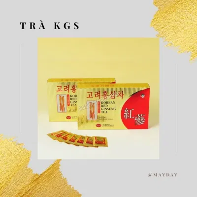 Trà hồng sâm KGS (Ảnh: Internet). Trà hồng sâm KGS (Ảnh: Internet).
