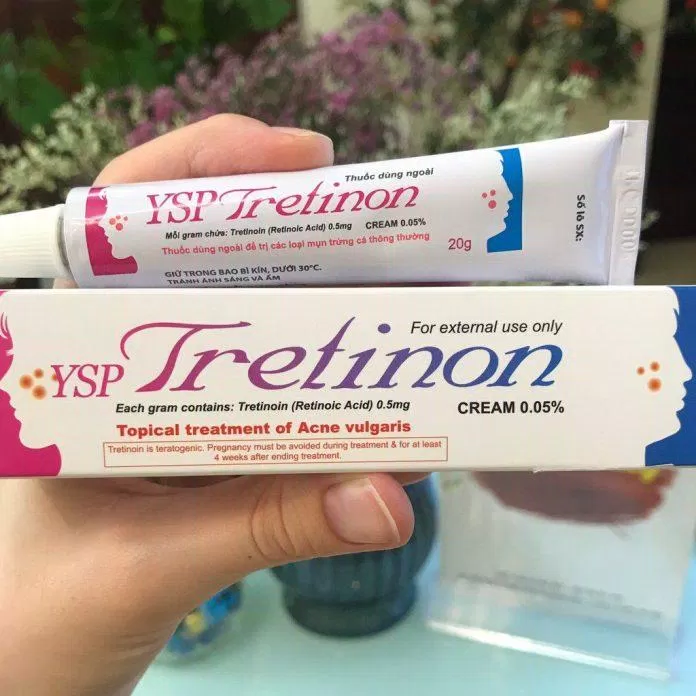 Sản phẩm Tretinoin YSP Cream 0.05% (Nguồn: Internet).