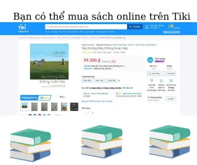 Mua sách online qua Tiki (Ảnh: BlogAnChoi) Mua sách online qua Tiki (Ảnh: BlogAnChoi)