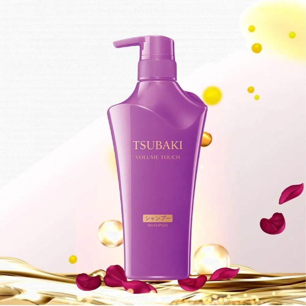 Dầu gội Tsubaki Volume Touch có khả năng tạo phồng tự nhiên giúp tóc trông dày dặn và mượt mà hơn (Nguồn: Internet)