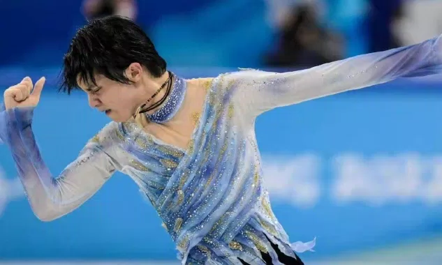 Với nỗ lực không ngừng nghỉ trong suốt 4 năm, cuối cùng trong Olympic Bắc Kinh lần này, Yuzuru đã chính thức trở thành người đầu tiên khiêu chiến thành công "cú nhảy đế vương" 4A (Nguồn: Internet)