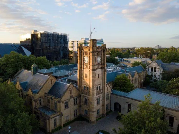 Đại học Melbourne nguy nga với không gian sang trọng (Ảnh: Internet)