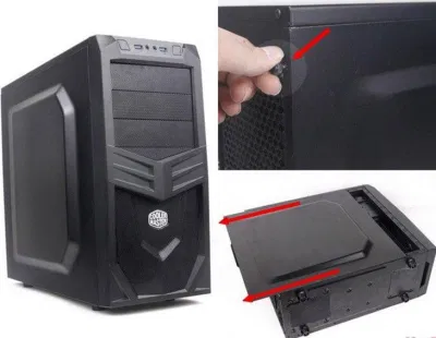Tháo ốc của vỏ máy và gỡ mặt bên cạnh ra (Ảnh: Internet). Tháo ốc của vỏ máy và gỡ mặt bên cạnh ra (Ảnh: Internet).