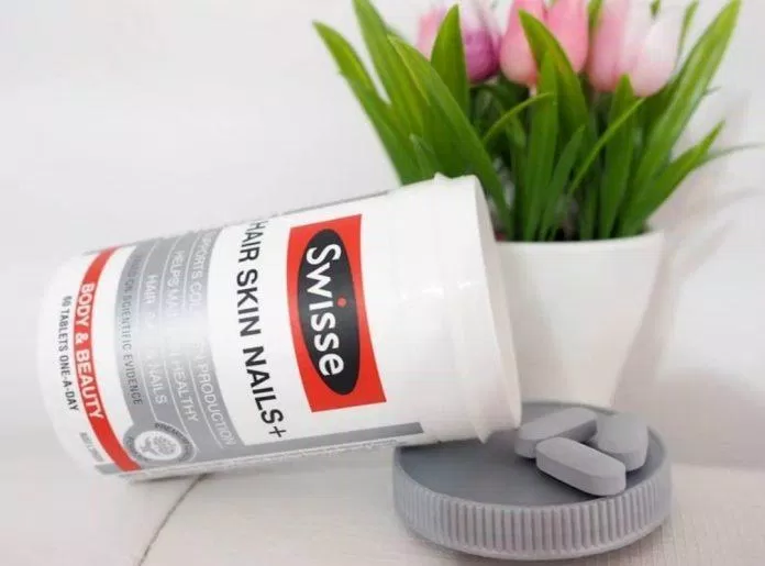 Viên uống đẹp da Swisse Hair Skin Nails (Ảnh: Internet).