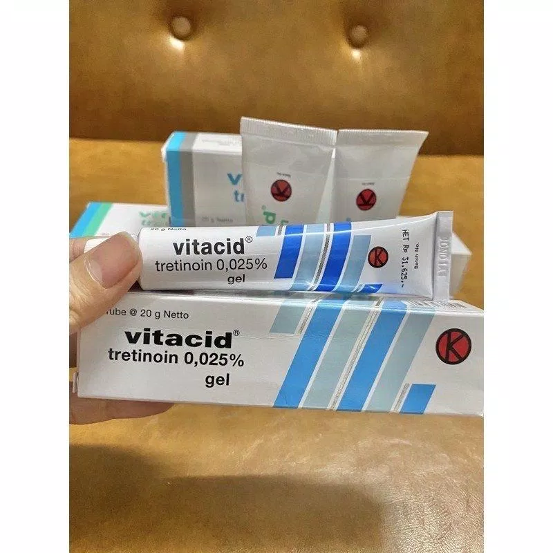 Sản phẩm Vitacid Tretinoin 0.025% (Nguồn: Internet).