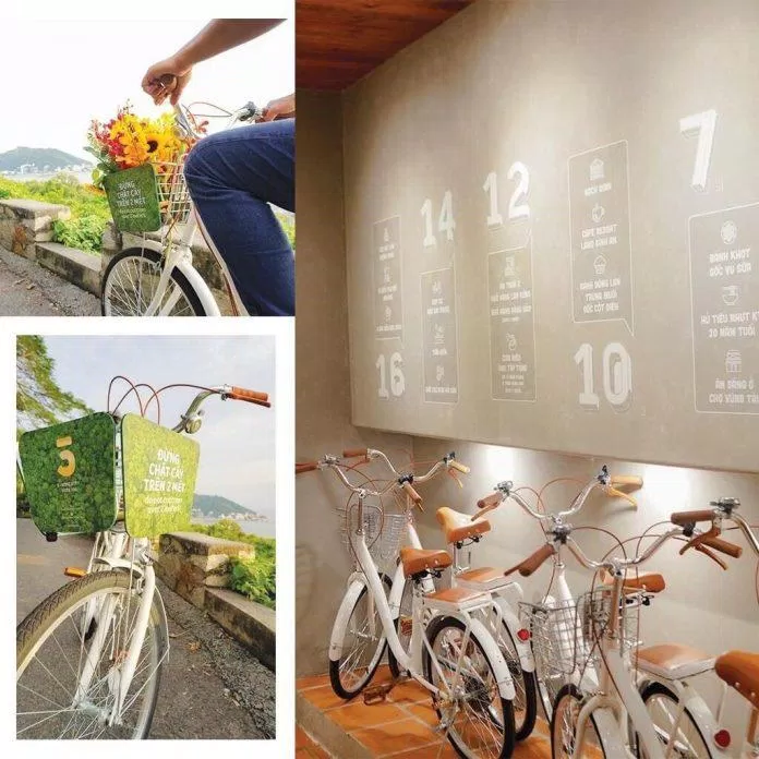 Dịch vụ đạp xe ở 5-homestay Vũng Tàu (Nguồn: Facebook 5-homestay Vũng Tàu)