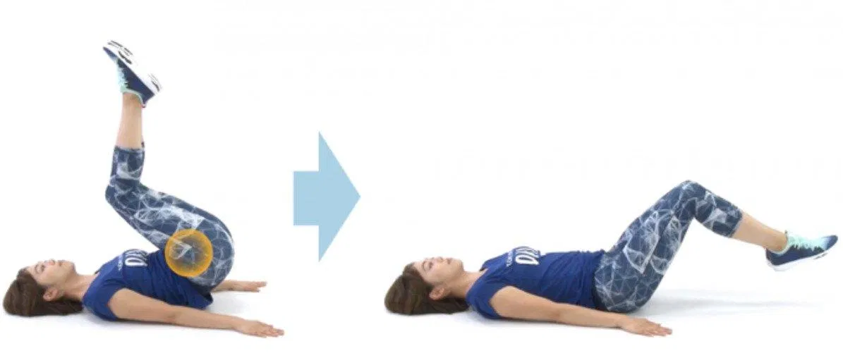 Bài tập Bentney Leg Raise (Ảnh: Internet). Bài tập Bentney Leg Raise (Ảnh: Internet).