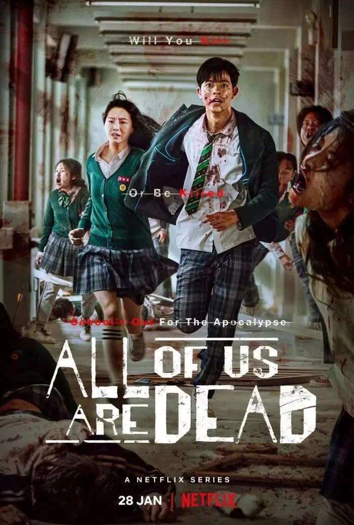 Poster phim Ngôi Trường Xác Sống – All Of Us Are Dead (Ảnh: Internet)