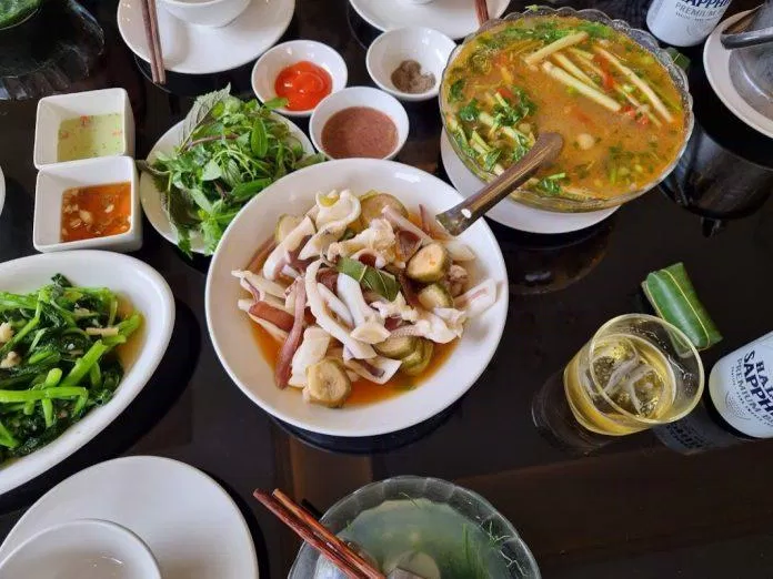 Món ăn của nhà hàng. (Ảnh: Internet)