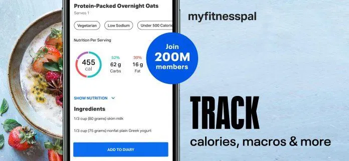 MyFitnessPal Máy tính calo miễn phí (Ảnh: Internet) MyFitnessPal Máy tính calo miễn phí (Ảnh: Internet)