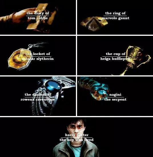 Bảy Trường sinh linh giá của Voldemort (Ảnh: Internet)