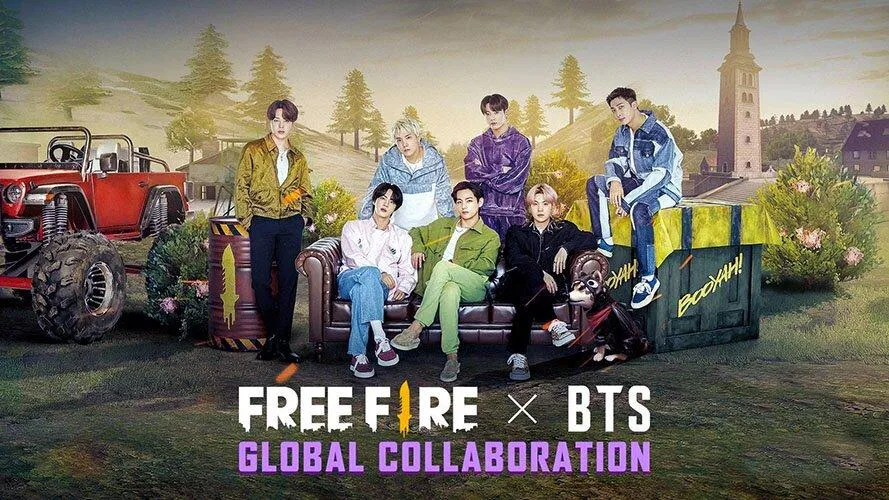 BTS cùng FreeFire (Nguồn: Internet) BTS cùng FreeFire (Nguồn: Internet)