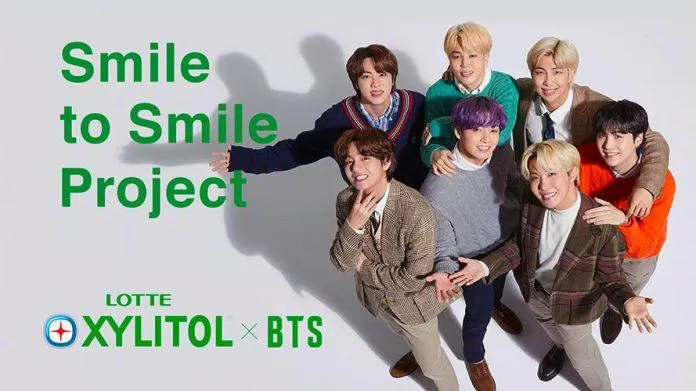 BTS cùng Xylitol trong chiến dịch "Smile to Smile" (Nguồn: Internet) BTS cùng Xylitol trong chiến dịch "Smile to Smile" (Nguồn: Internet)