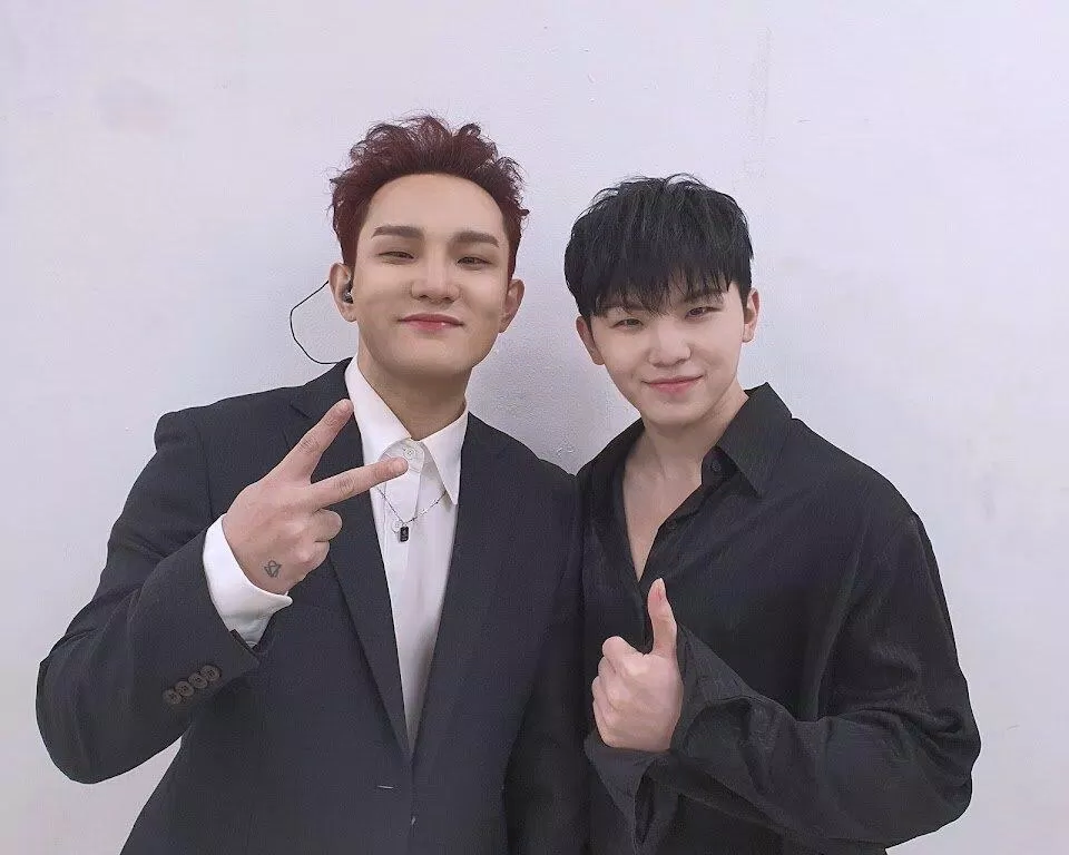 Bumzu (bên trái) và Woozi (bên phải) (Nguồn: internet)