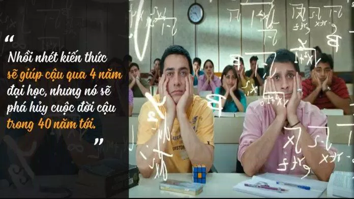 Một trong những câu nói hay của 3 Idiots (Nguồn: Internet)
