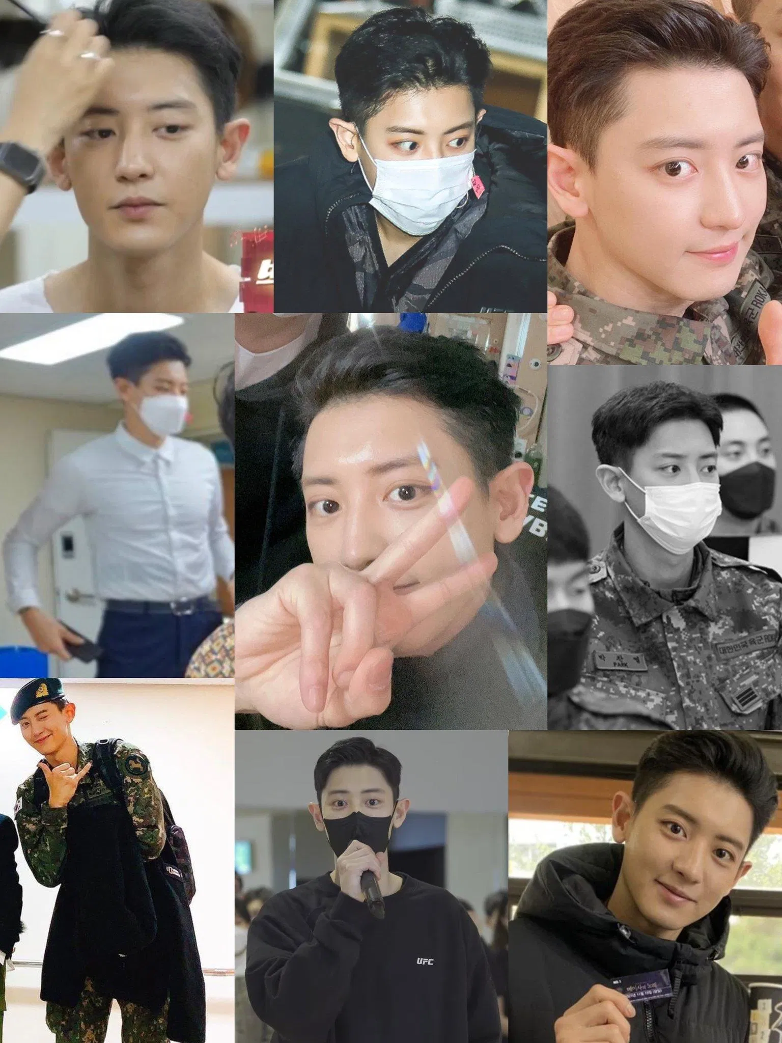 Visual "On the next level" của Chanyeol khi nhập ngũ (Ảnh: Internet)