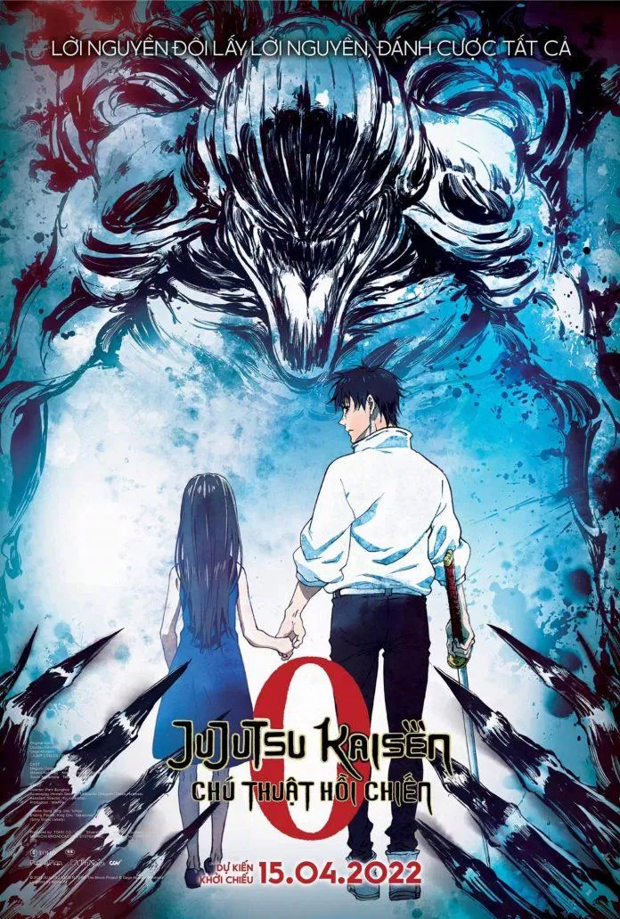 Poster chính thức của movie vol 0 Jujutsu Kaisen (Nguồn: Internet)