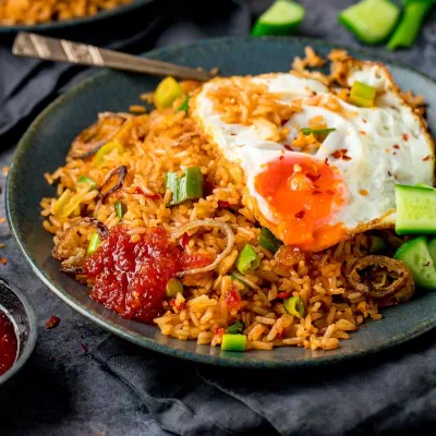 Nasi Goreng, món cơm chiên vàng giòn. (Nguồn: Internet)