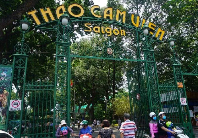Lối vào cổng Thảo Cầm Viên Sài Gòn (Ảnh: Internet)