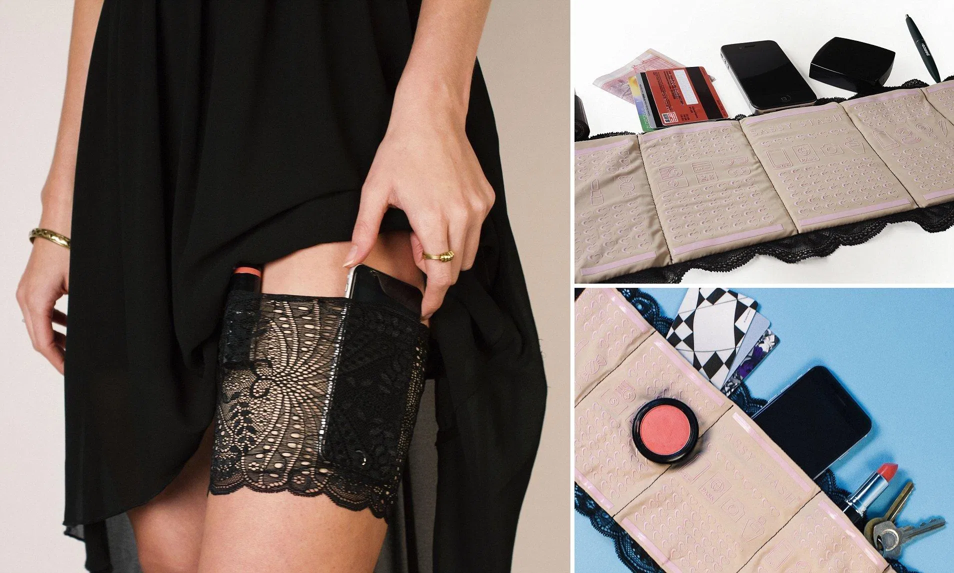 Đai nịt đùi quyến rũ giúp chống trộm hiệu quả (Nguồn: Internet).